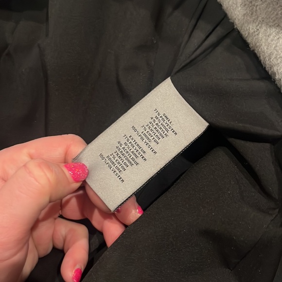 Zac Posen Women's Alisha Ombre Gray Wool Blend Long Wrap Coat 4 - Picture 8 of 11